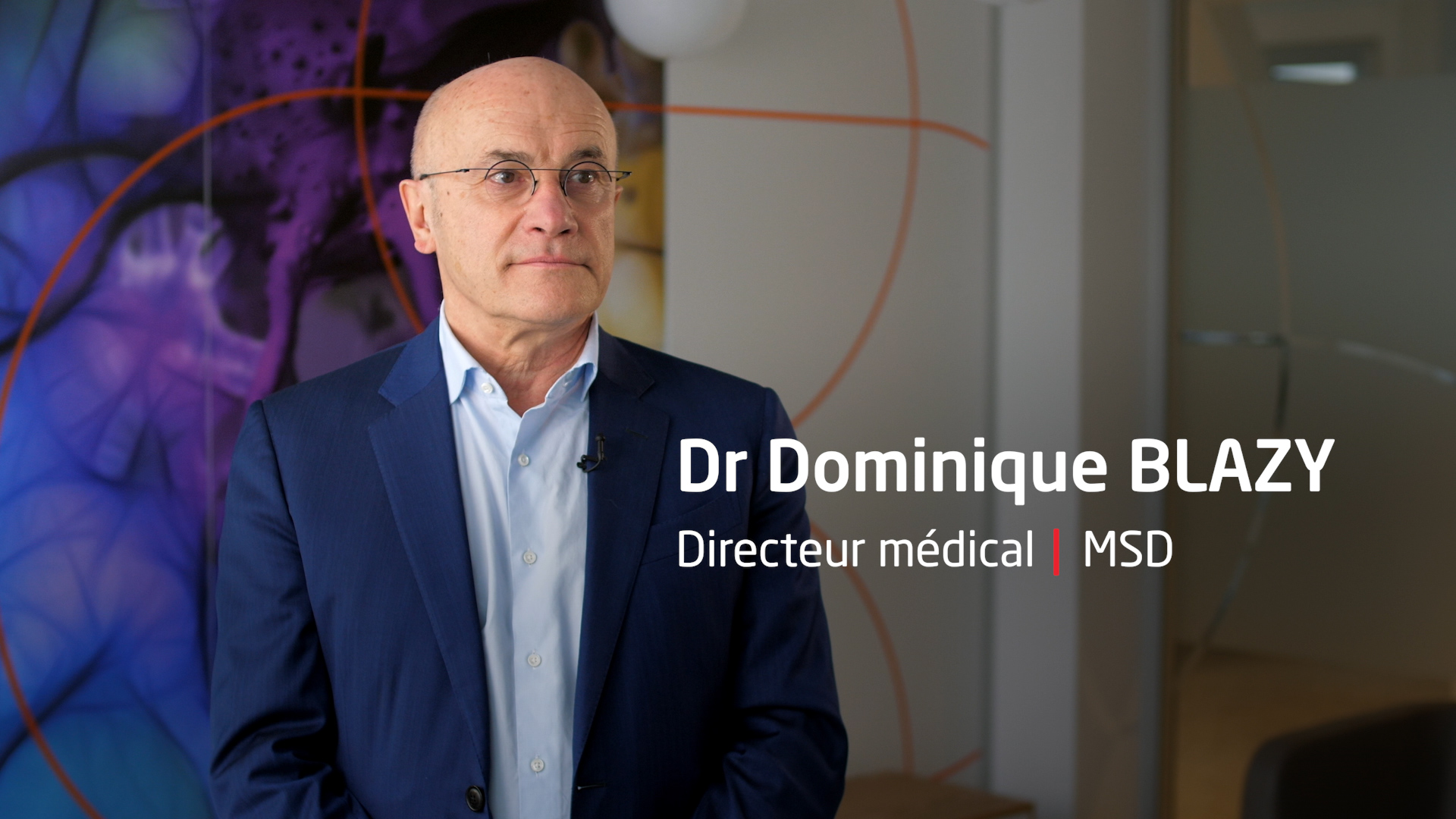 Dominique Blazy, directeur médical de MSD France