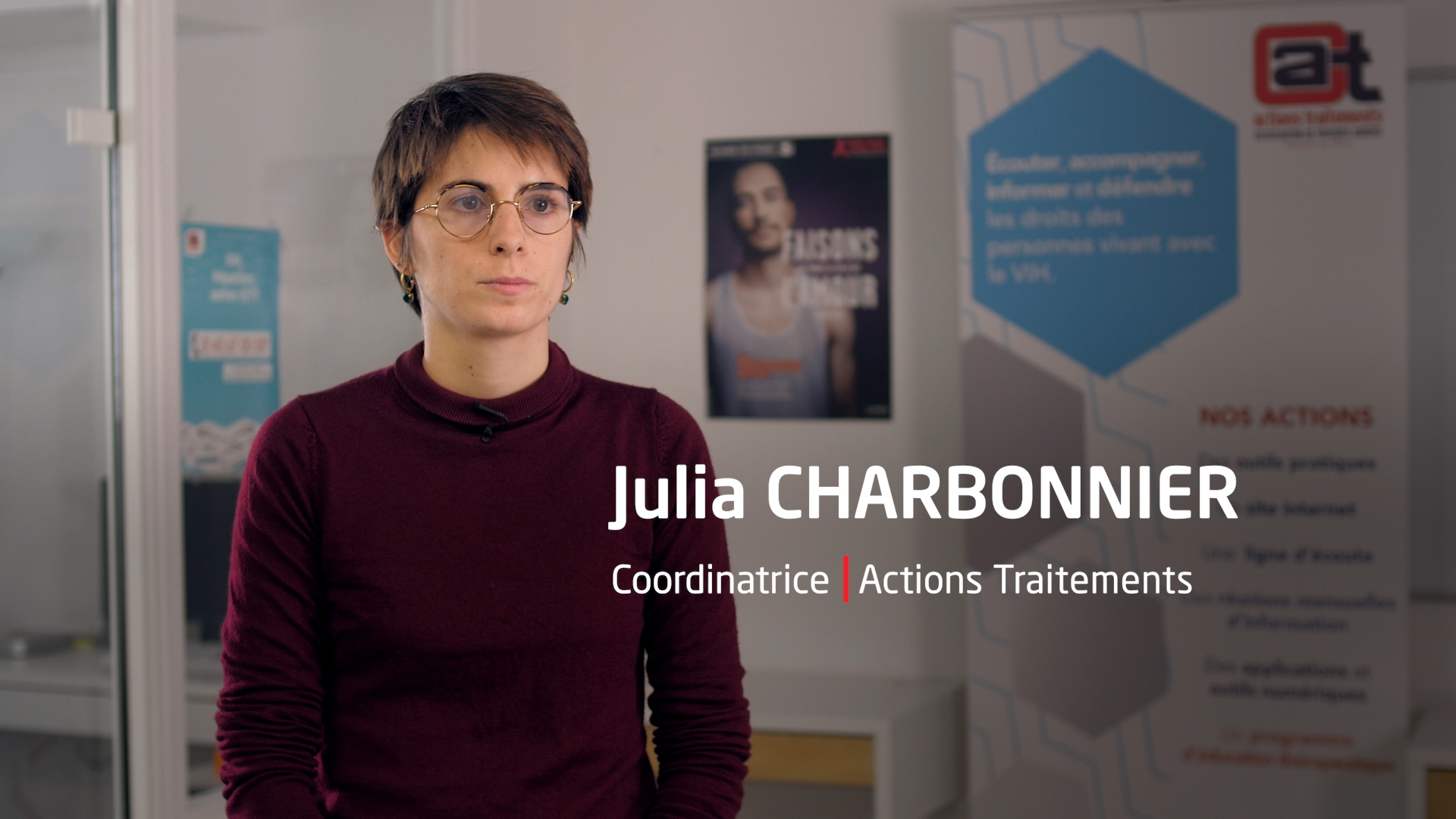 Julia Charbonnier, directrice de l’association Actions Traitements