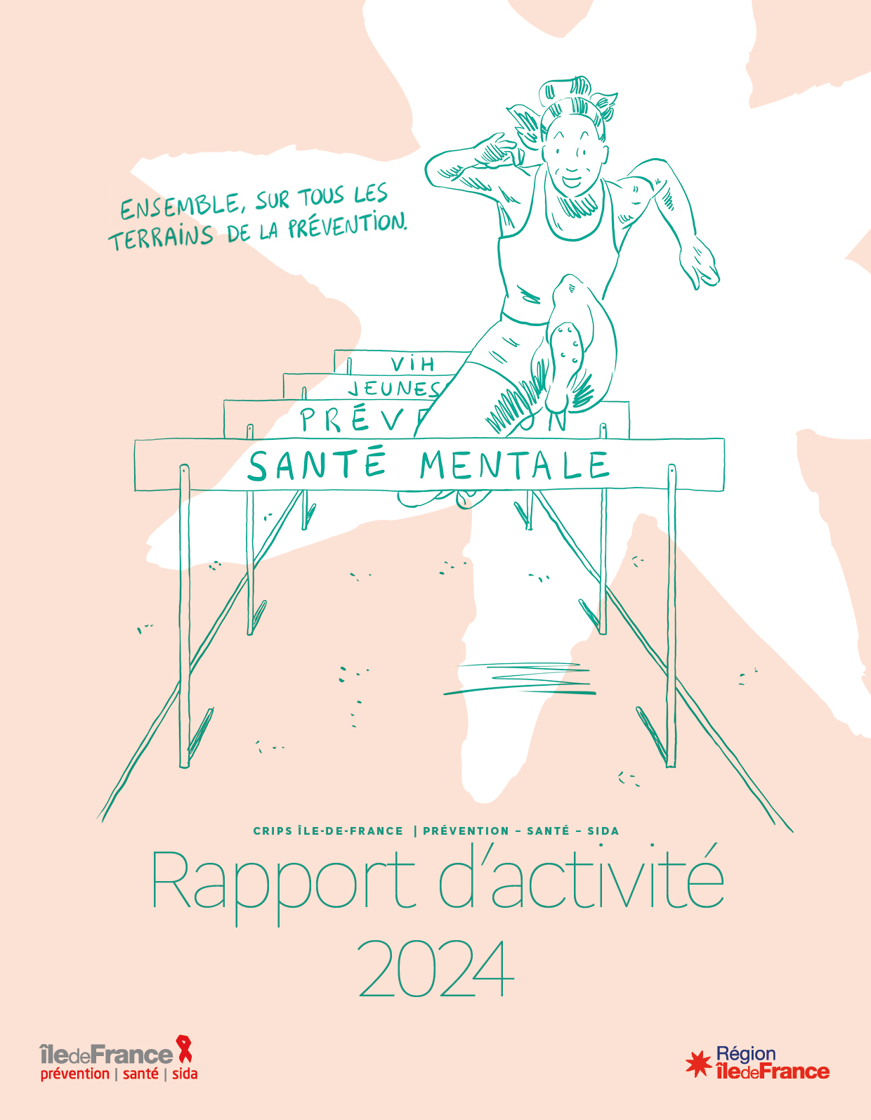 page de couverture rapport d'activité 2024